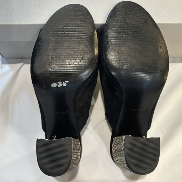 Nine West NW7 Blocky Suede Mules - Picture 9 of 10